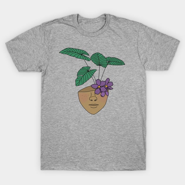 Plant Addict, Plant Mom, Tropical House Plant Lover T-Shirt by Tenpmcreations